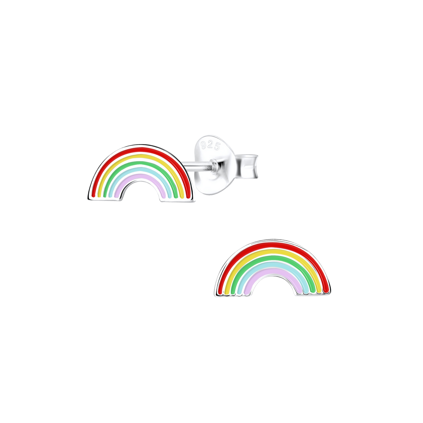 Rainbow Stud Earrings