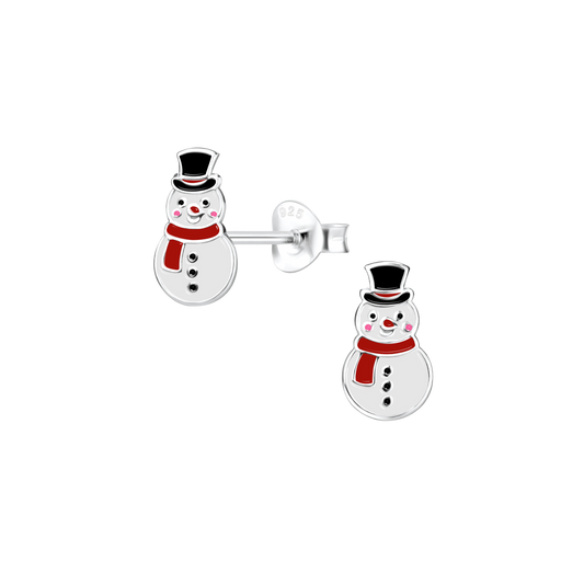 Snowman Earrings