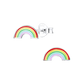 Rainbow Stud Earrings