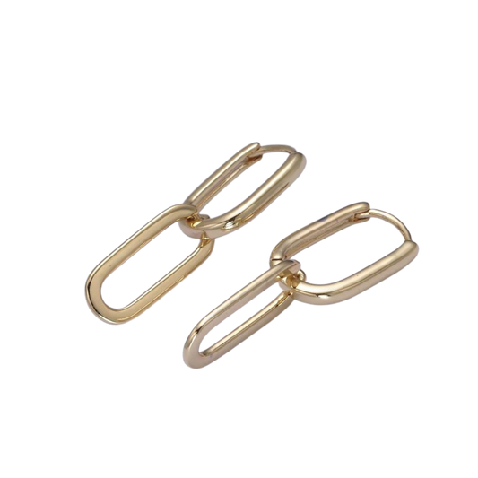 Gia Paperclip Hoops