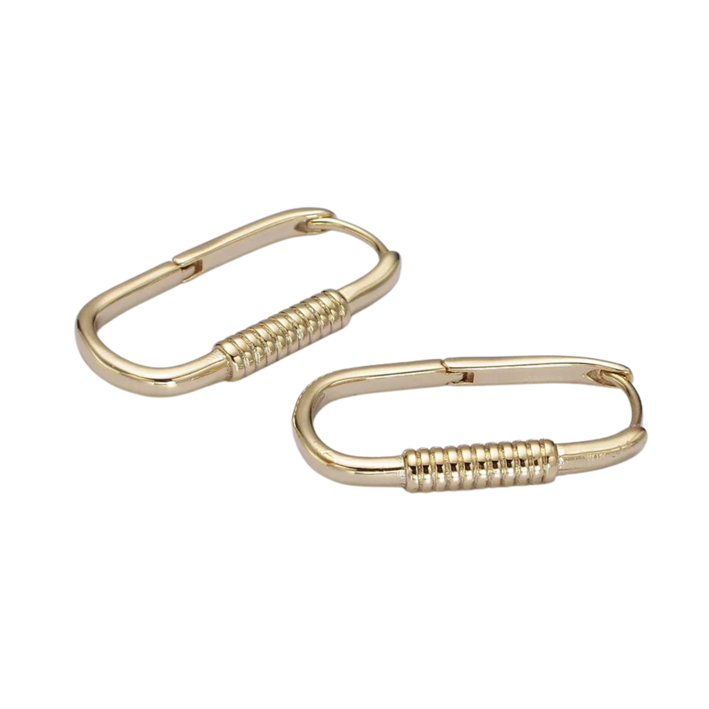Zoe Carabiner Hoops